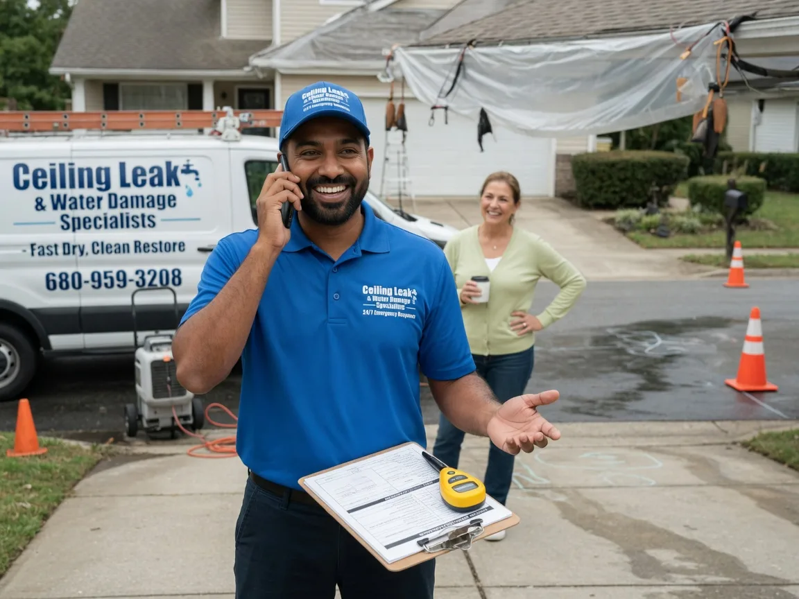 Ceiling Leak Cleanup Hartford, KS FAQs